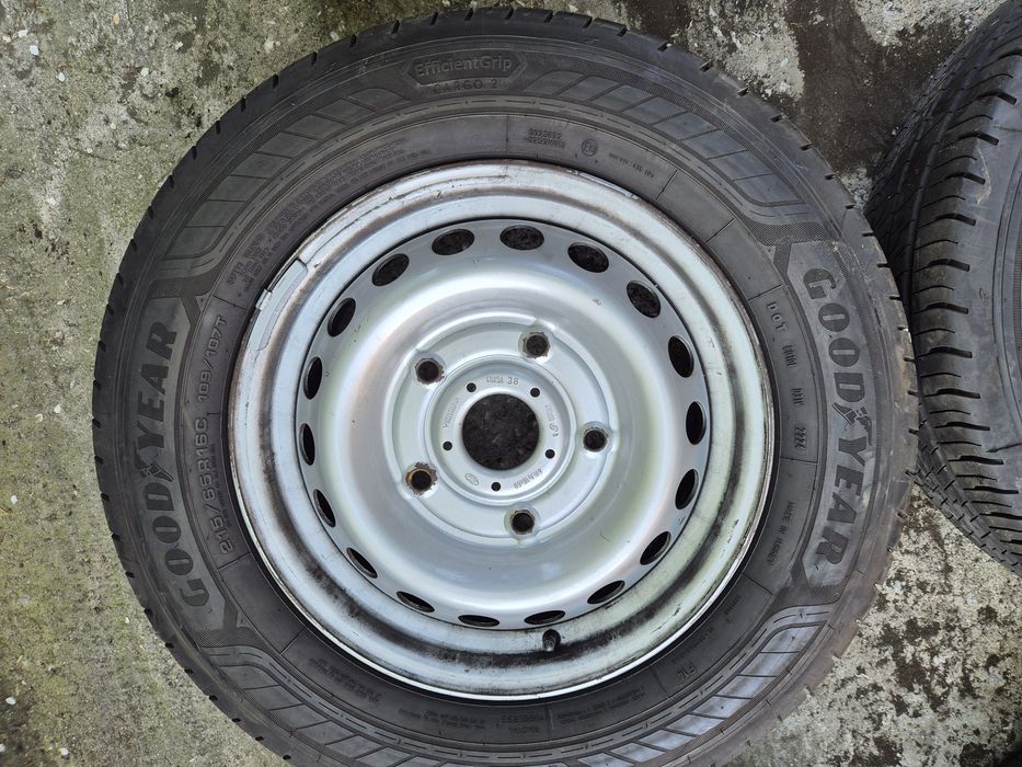 4бр стоманени джанти за Форд транзит къстъм  6.5ж Х16/ ет 60/