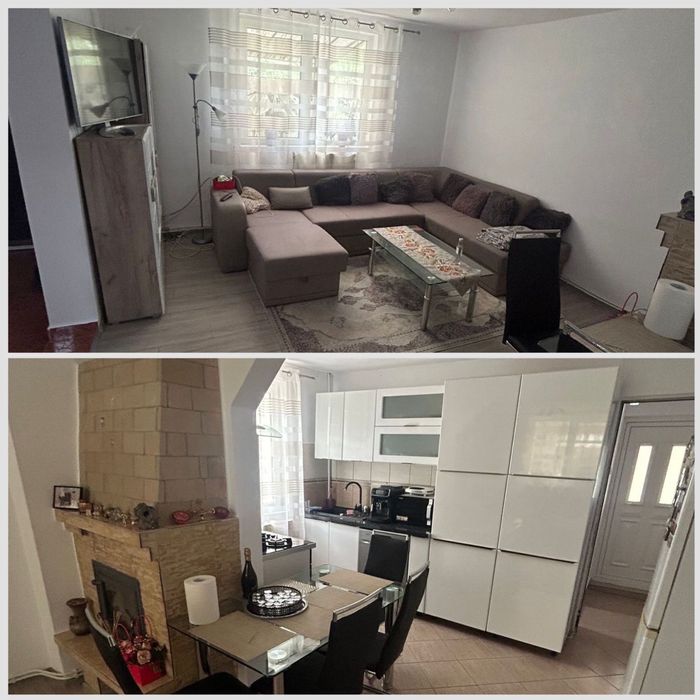 Casă P+E ultra finisată,4 dormitoare, complet mobilată, teren 950 mp