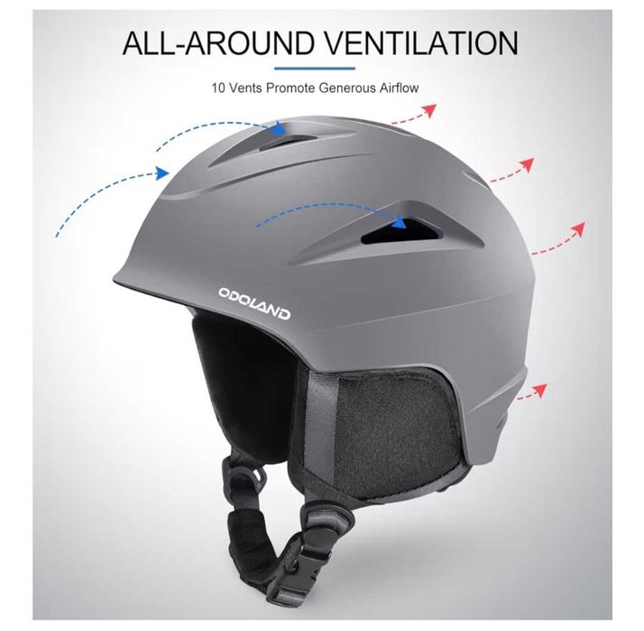 Casca și ochelari schi ski Odoland.