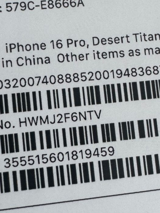 iPhone 16 Pro - 256 GB - 94 VIATA - full box