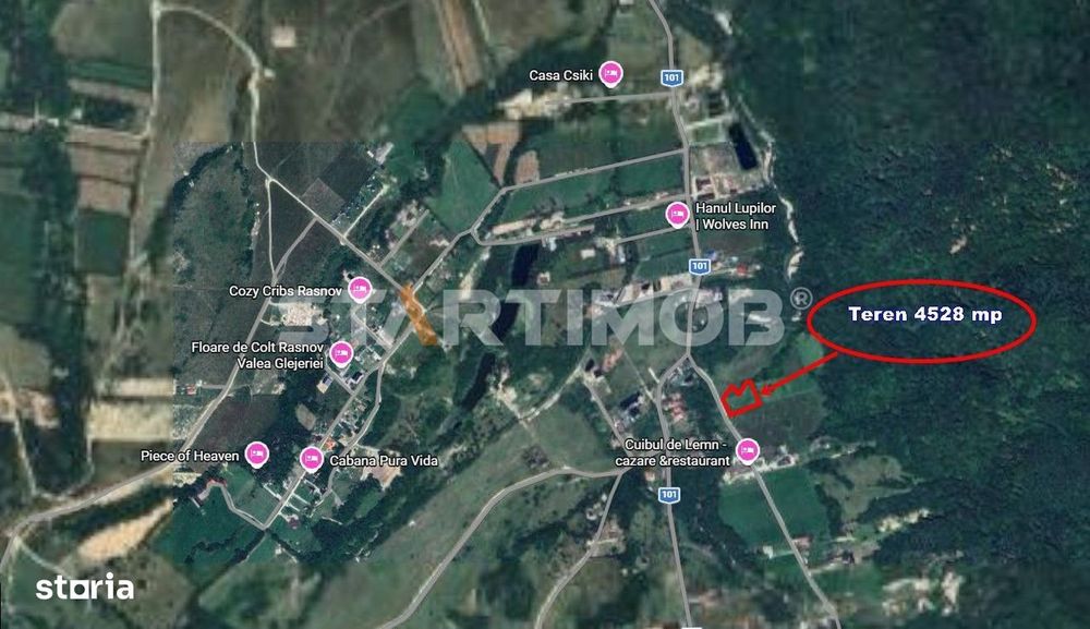Teren extravilan Glajarie zona Cuibul de Lemn