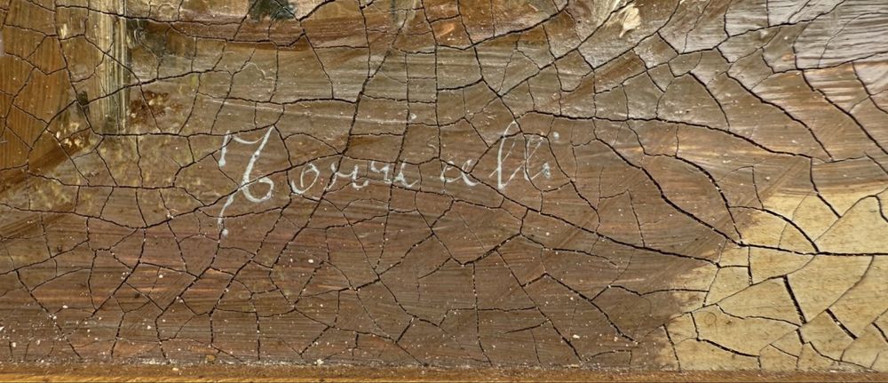 Tablou pictura “Peisaj Medieval”