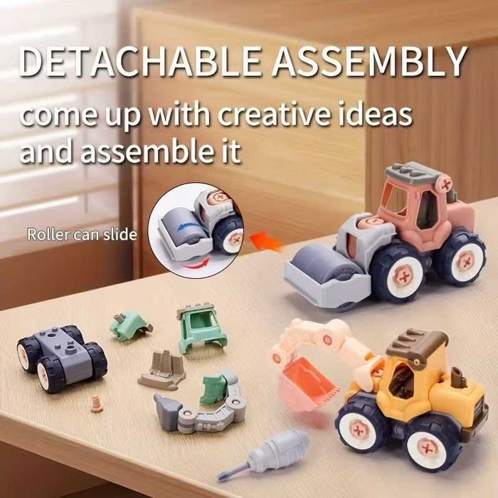 Камионче багер или валяк, DIY (Do It Yourself) с отвертка