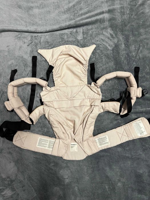 Marsupiu pentru bebelusi Manduca XT Denim Powder, pana la 20 kg, 3 pozitii