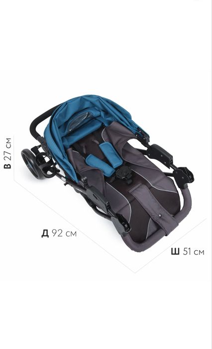Коляска babyton comfort plus blue
