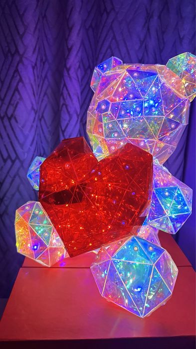 Ночник Мишка с сердечком