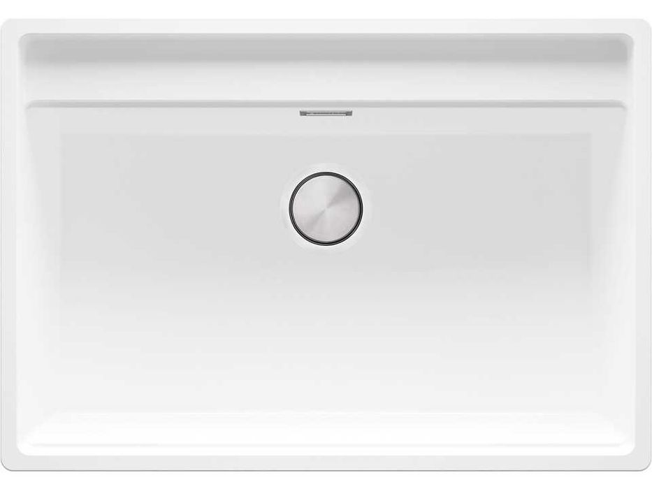 Бяла кухненска мивка за вграждане под плот Берген 80 Low 760x530 мм
-2
