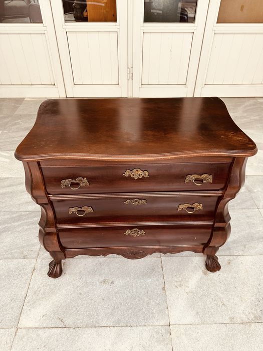 Винтидж шведски скрин с 3 чекмеджета | 1930–1950 г.