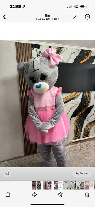 Мишки  костюмы  в аренду