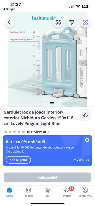 Tarc de joaca pentru copii