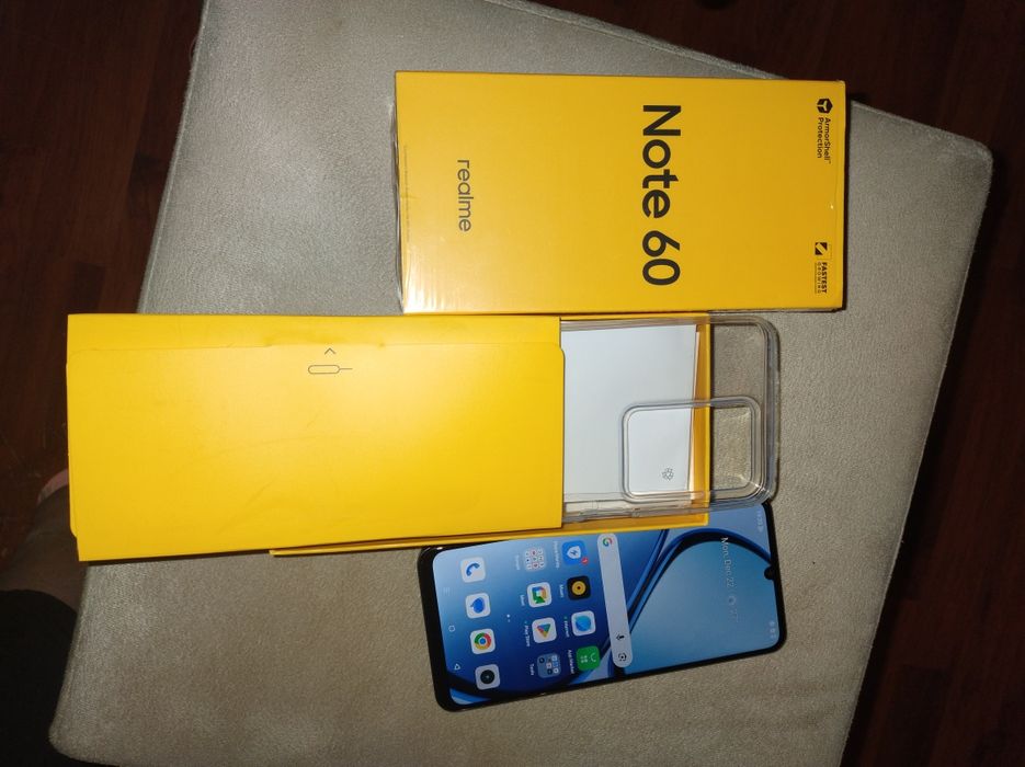 Смартфон GSM REALME NOTE 60 MARBLE BLACK RMX3933 6.74 ", 128 GB, RAM 6