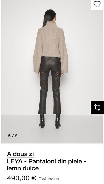 2ND day, Pantaloni piele naturala