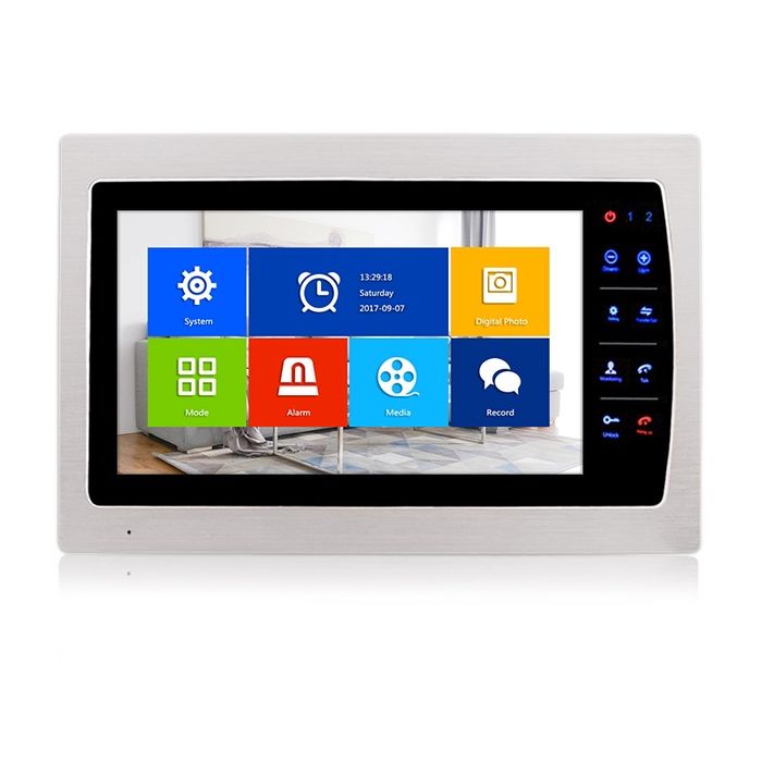Скидки видео домофон 10 дюймов супер яркий TFT дисплей и супер тонкий