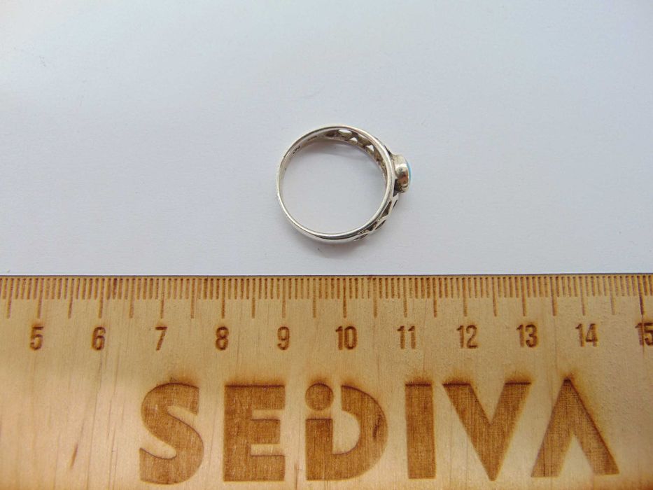 Inel din argint cu turcoaz