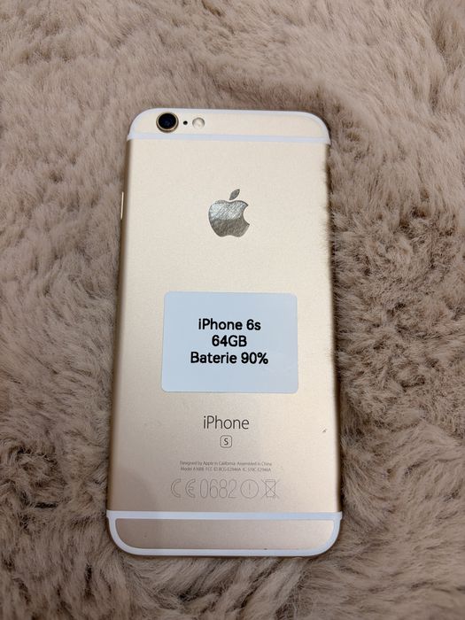 iPhone 6s Gold 64GB - baterie 90%