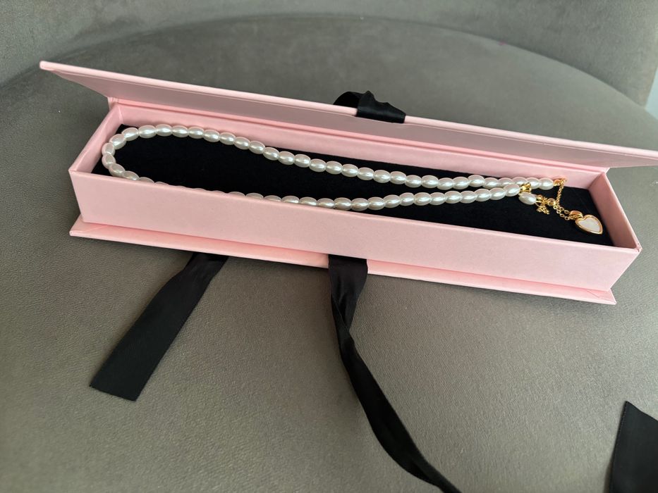 Colier perle superb, în cutie cadou, nou