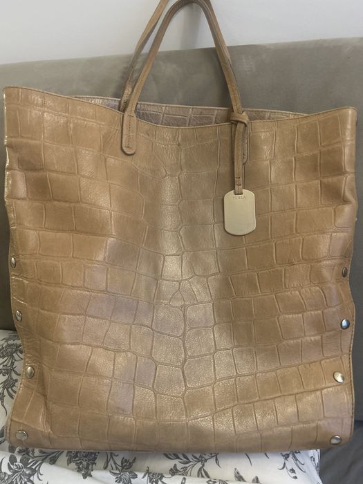 Vand poseta Furla piele crocodil