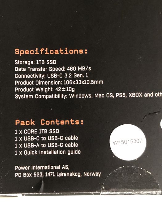 SSD portabil 1Tb,si 512 Gb,sigilate