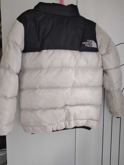 Детско яке The North Face – черно и бяло, 6 г.