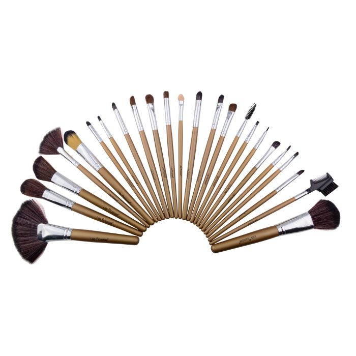 Set 24 pensule profesionale de machiaj, din par natural, Royal make up