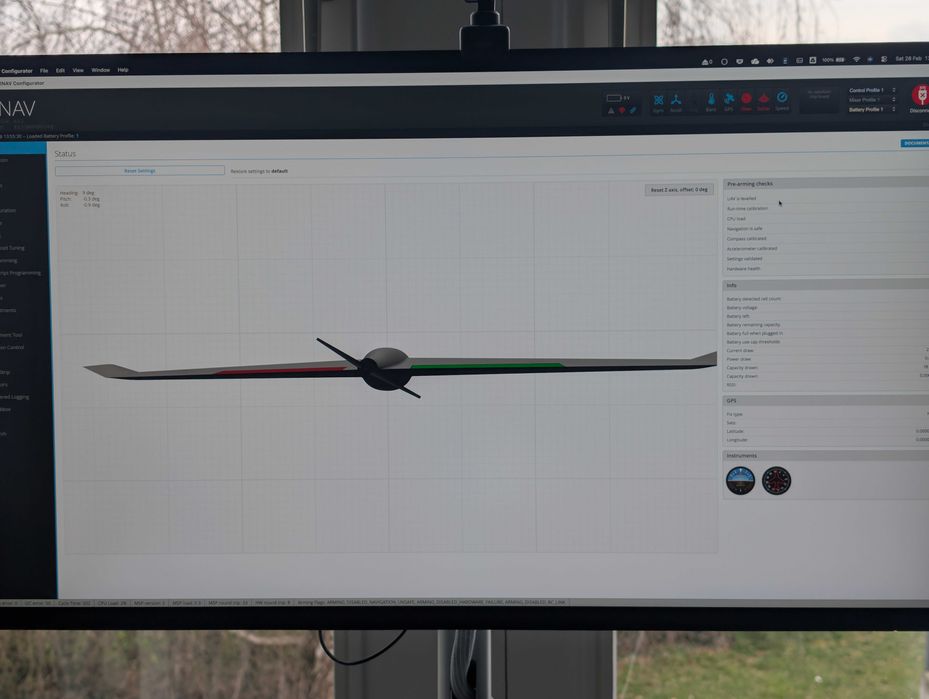 INAV/Pixhawk Long-Range: Mateksys H743-Wing V3, TBS RX, Cabluri DJI