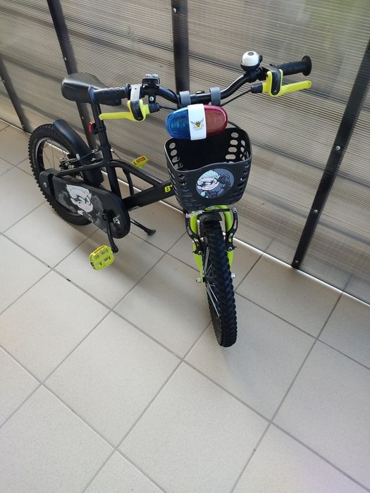 Bicicleta 16 copii BTWIN Dark Hero 500