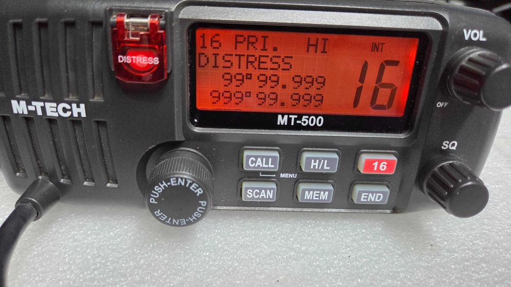 Echipament radio maritim și terestru M-Tech MT-500 cu DSC și ATIS,GPS