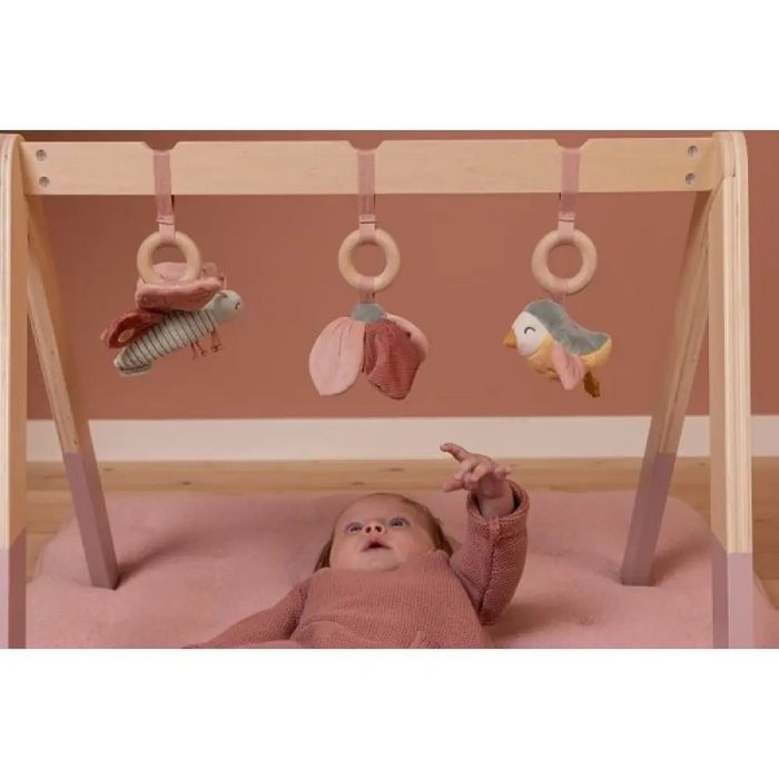 Дървена активна гимнастика и килимче Little Dutch