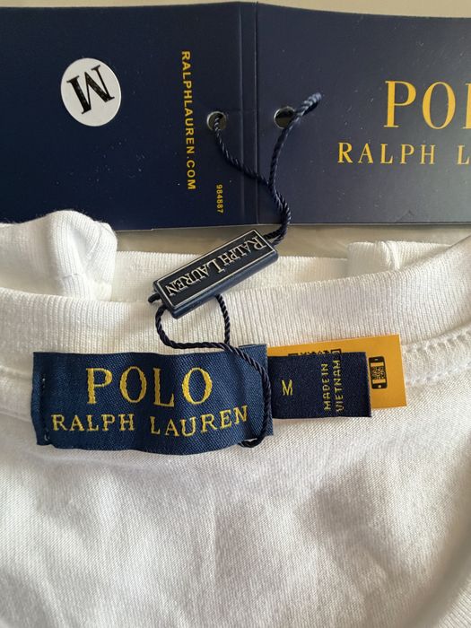 Tricou Polo Ralph Lauren M alb nou