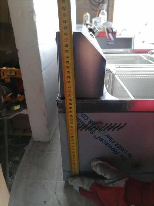 Фритюрник® Професионален Електрически   8+8литра 6kw фритюрник