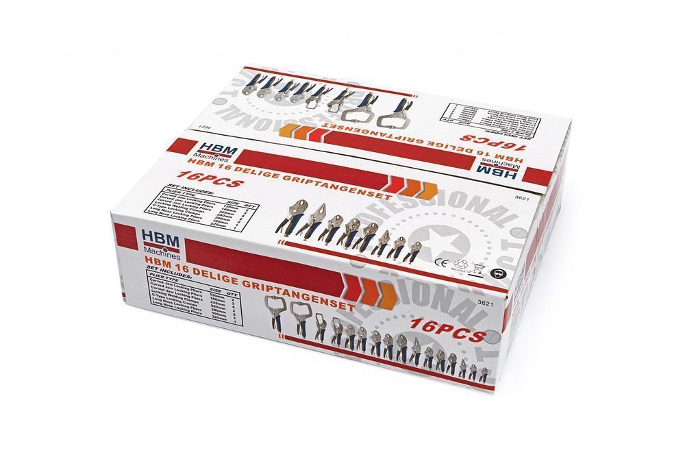 Set clesti autoblocante pt tinichigerie 16 piese