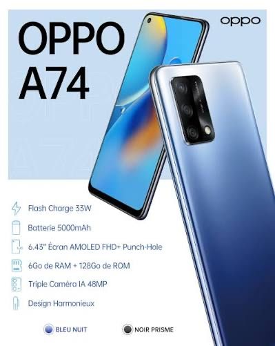 Oppo A74 karopka dakment 128gb