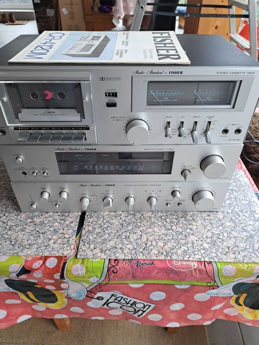 Turn, audio, amplificator,receiver,deck,Studio standard by Fisher