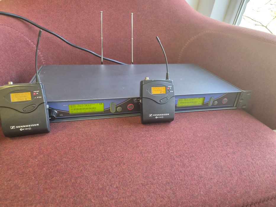 Sennheiser EW 550  receiver dublu