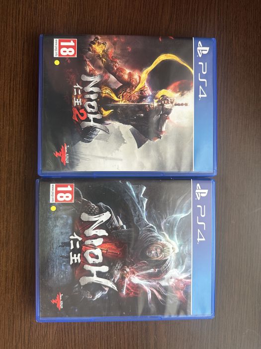 Nioh 1,2 Ps 4 disc