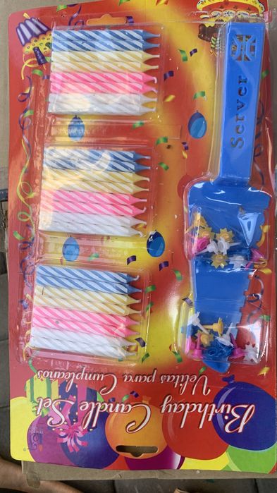 Свечи для торта + Лопатка