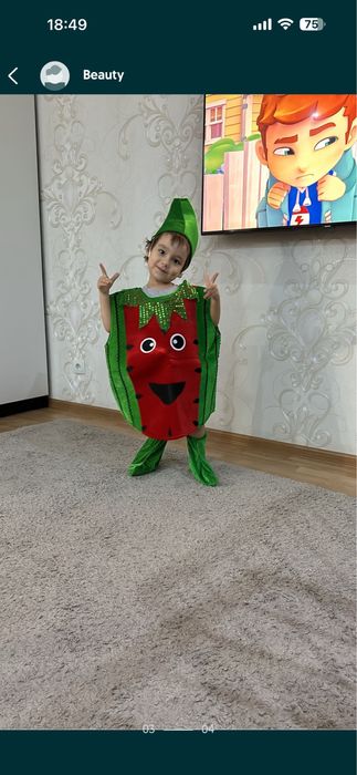 Костюм прокат аренда капуста ,тыква, клубника ,арбуз осений