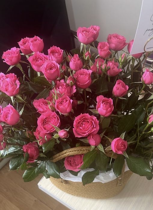 букет из кустовых роз