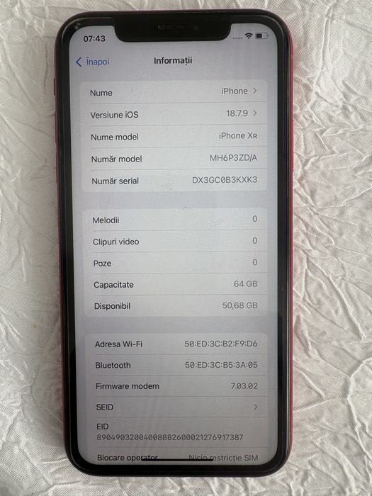 iPhone XR 64gb impecabil