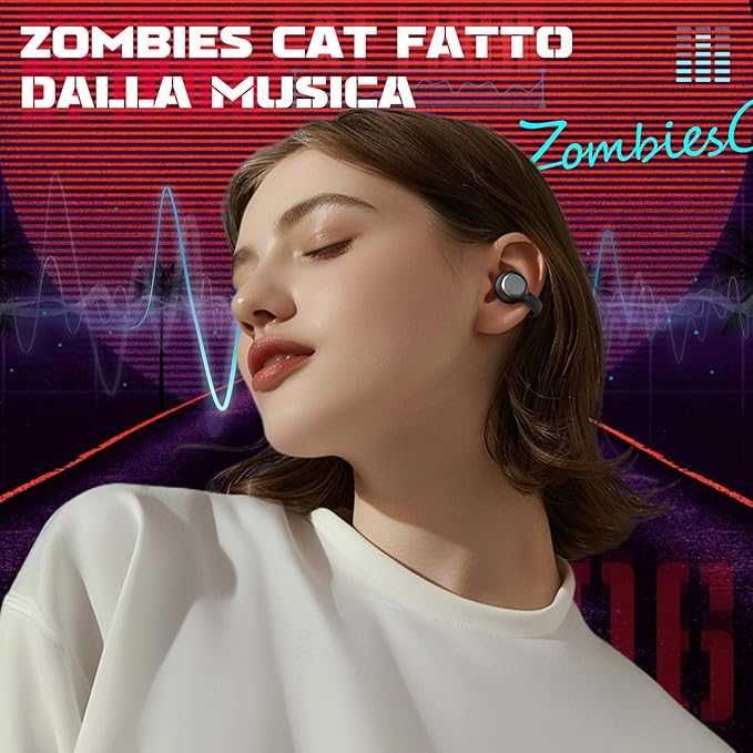 ZOMBIES CAT Bluetooth слушалки с отворено ухо
