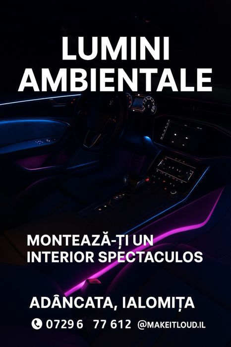 Montez lumini ambientale