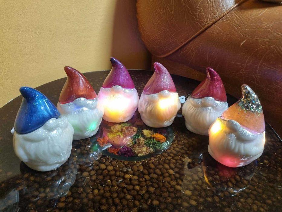 Mos Craciun/Spiridus din rasina epoxidica