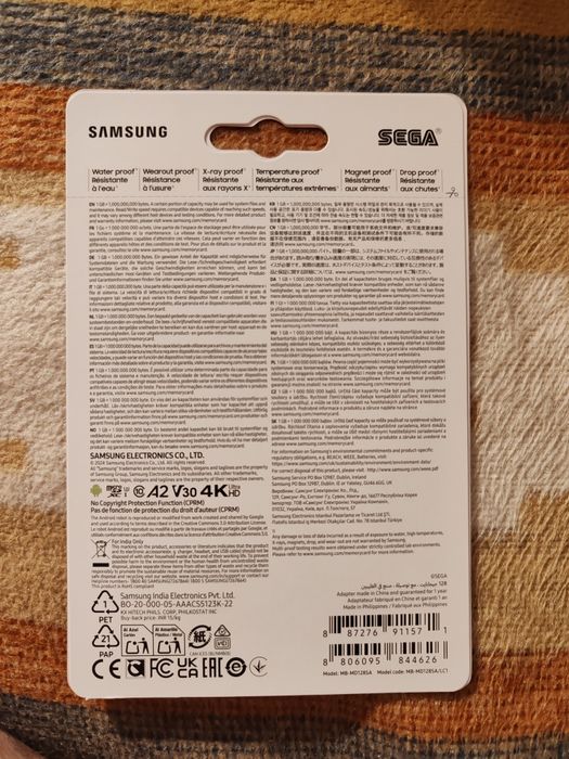 Samsung Pro plus sonic edition 128 GB