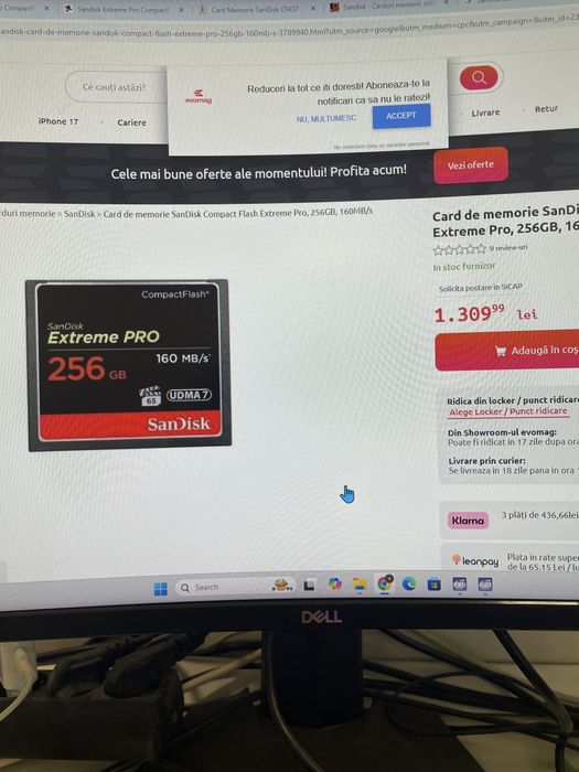 Card memomrie CF expres 256