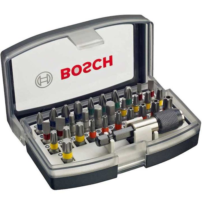 Set 32 accesorii Bosch Pro-Mix,biti plus adaptor biti,nou