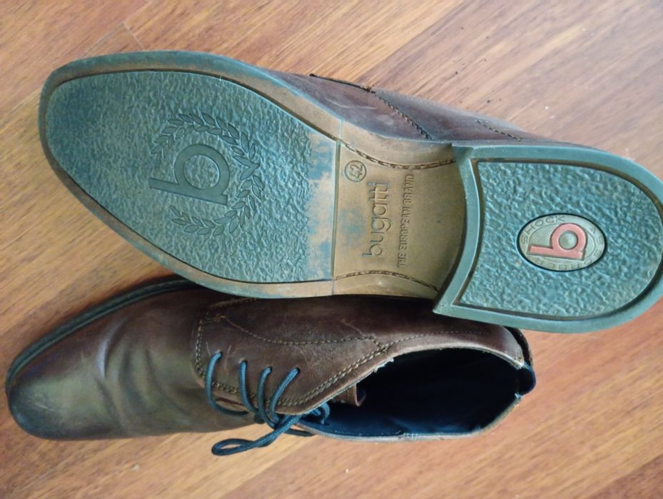 Pantofi din piele naturala, bugatti, marimea 42