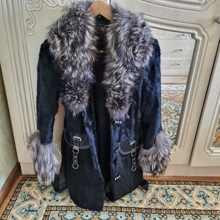 Шуба из козы красивая