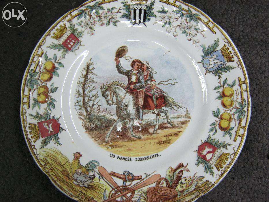 Farfurie,superba,rara,manufactura SARGUEMINES 1870