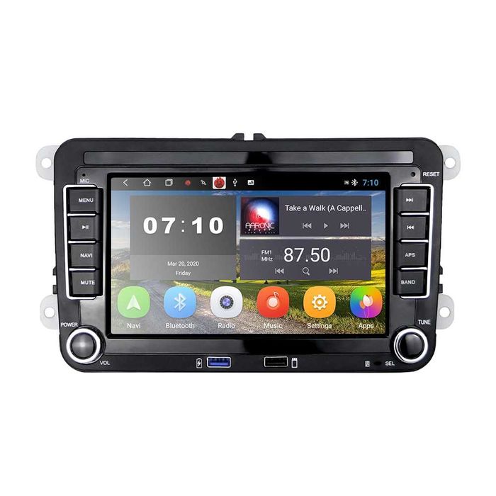 Navigatie Android 10 7Inch,2GB Ram, Bluetooth/VW/Skoda/Passat/Golf/