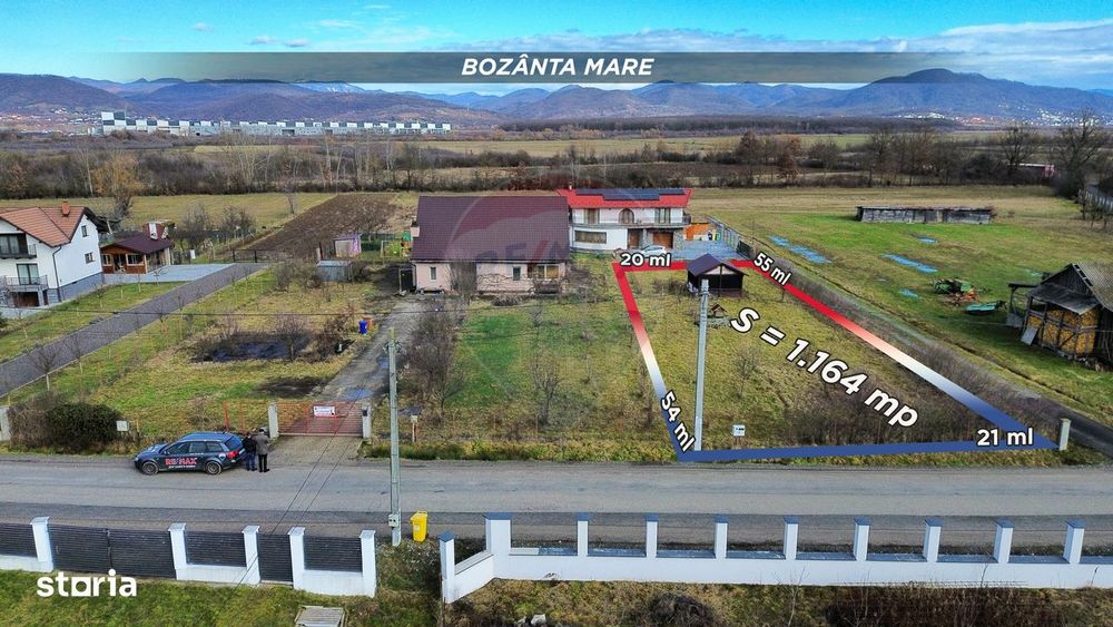 Teren intravilan de Vanzare in Bozanta Mare | Strada principala |